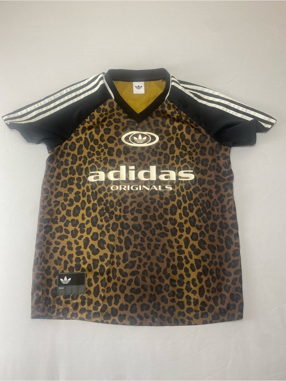 adidas Originals S/M Women’s Leopard Print Jersey - Brown/Black